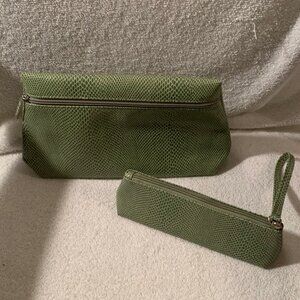 2 small Clinque cosmetic bags
